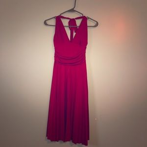 Forever Marilyn Monroe style red halter dress